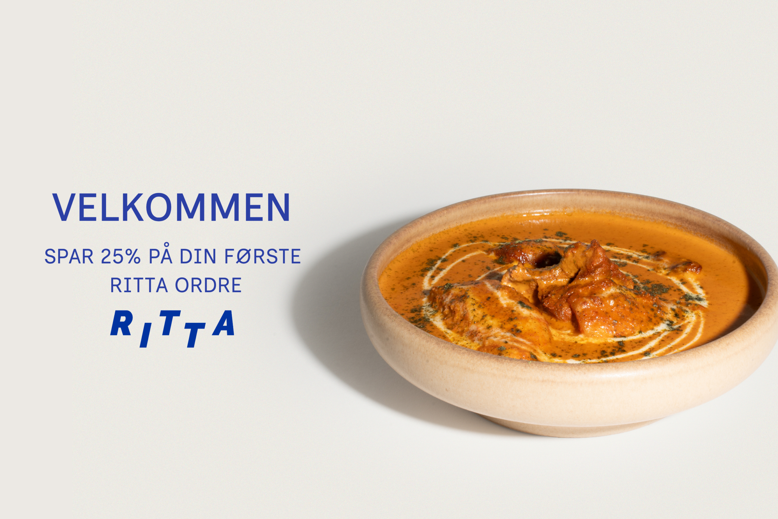 Velkomstvoucher RITTA, 25 %